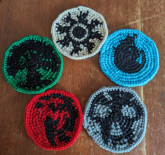 Magic: The Gathering Crochet Coasters Digital Pattern