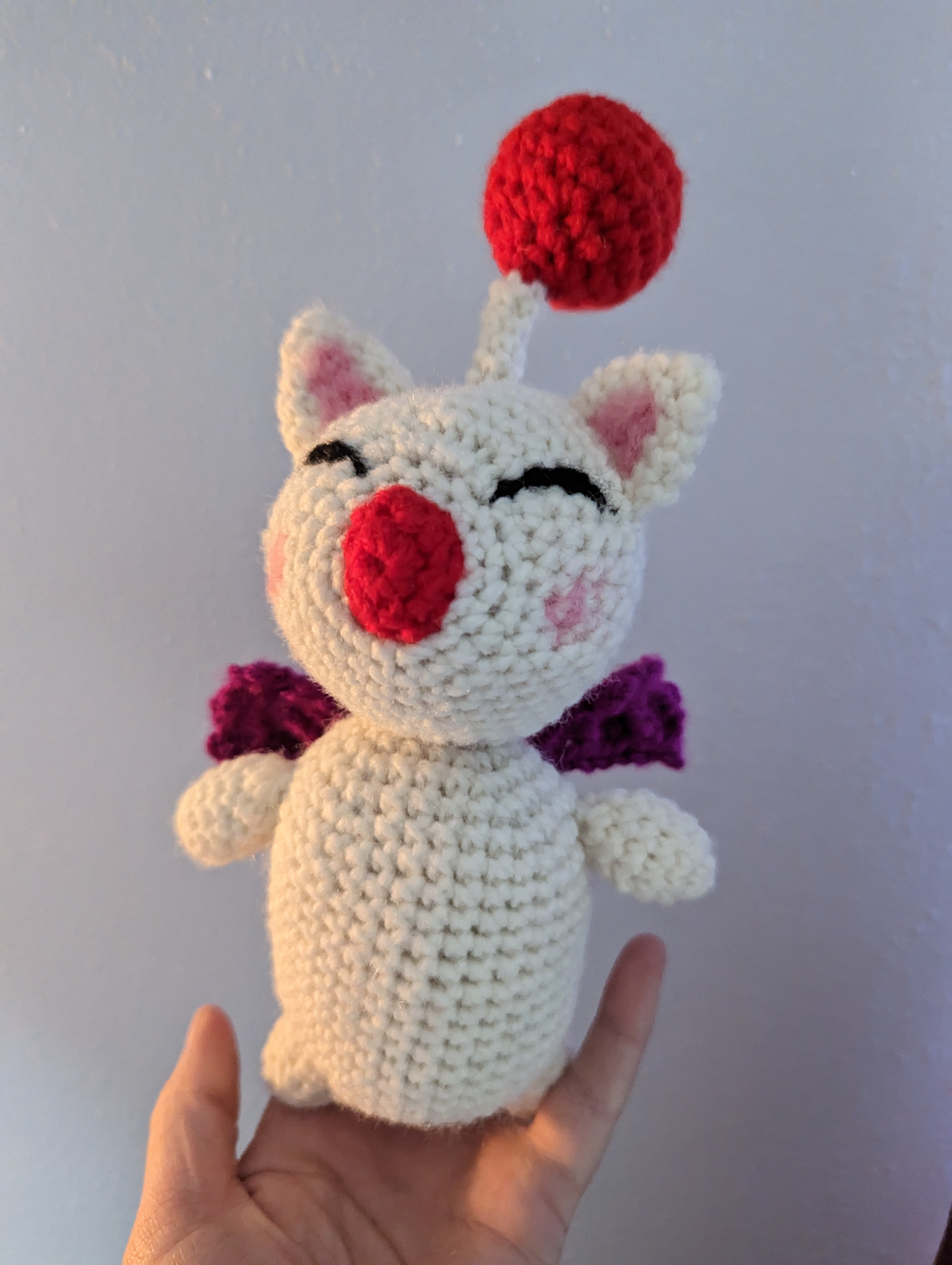 Moogle Crochet Pattern – Stonecobra Creations