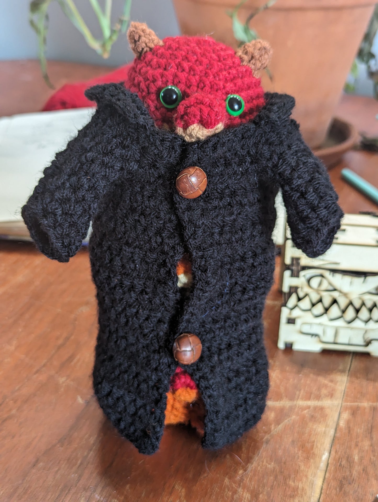 3 Kobolds in a Trenchcoat Crochet Pattern