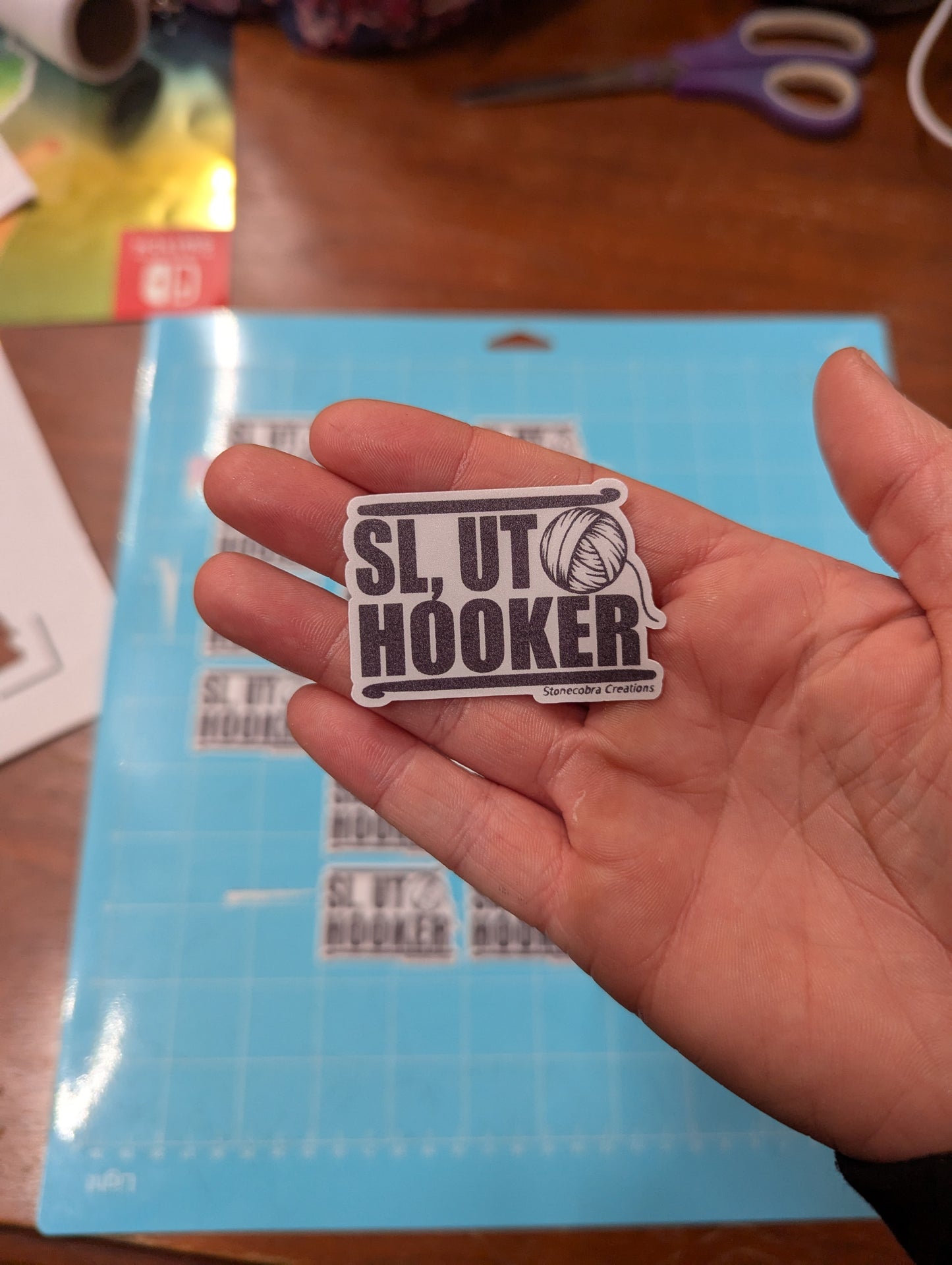 SL, UT Hooker Stickers