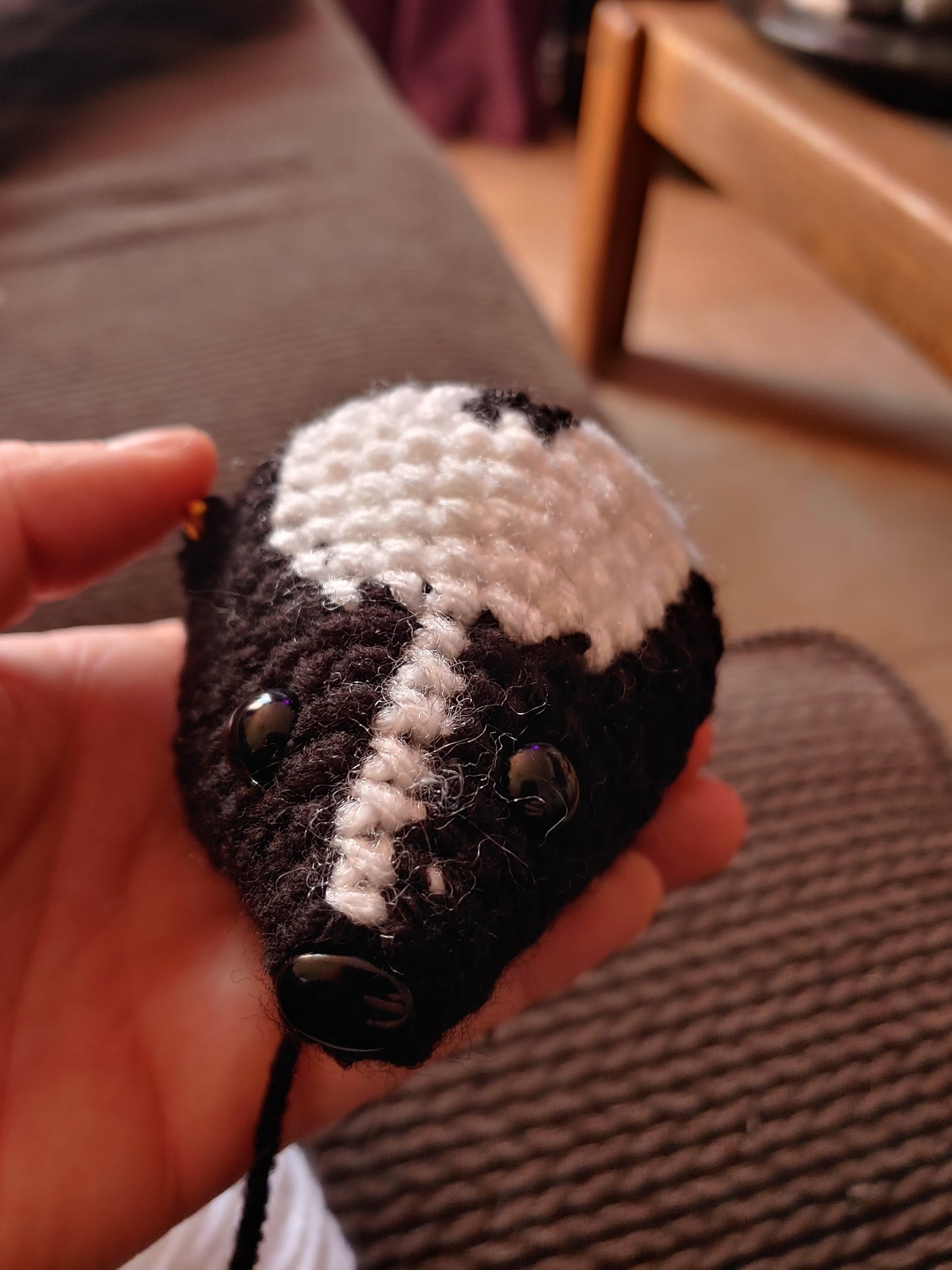 Skunk Beanimal Crochet Pattern