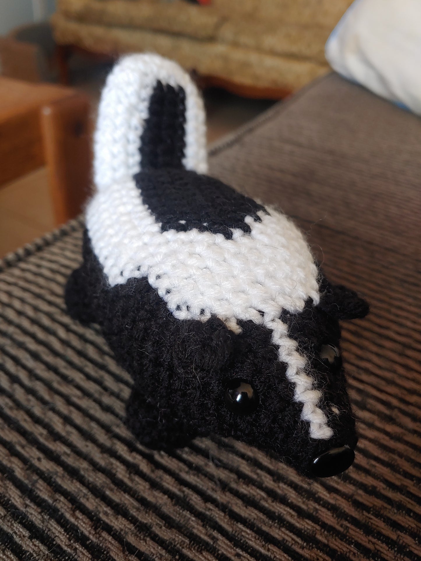 Skunk Beanimal Crochet Pattern